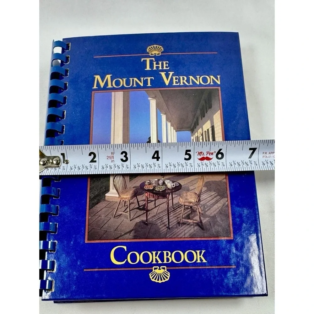 The Mount Vernon Cookbook First Edition Third Printing 1990 Spiral Bound